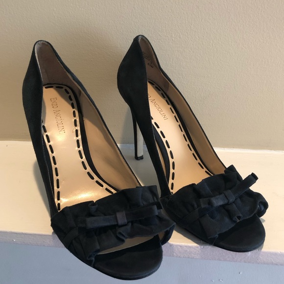 Enzo Angiolni Blue Heels - Picture 4 of 8